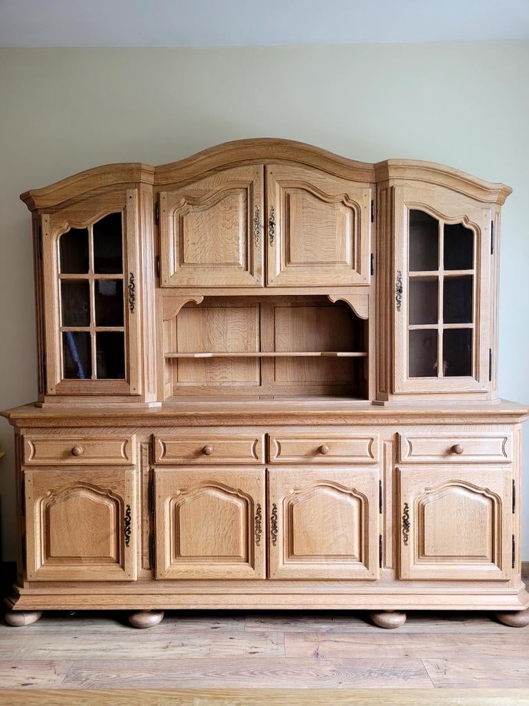 Salle à manger en chêne clair Lambermont + 6 chaises, Maison & Meubles, Mobilier complet, Enlèvement