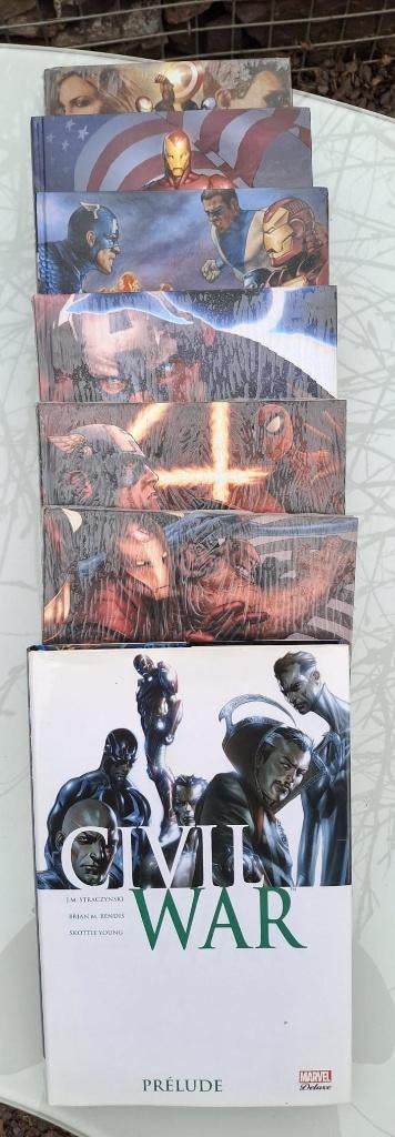 Collection Marvel Civil War / Comics / Mavel Deluxe, Livres, BD | Comics, Marvel, Enlèvement ou Envoi, Série complète ou Série