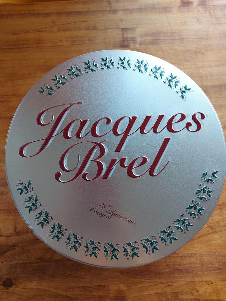 Collectorsitem Jacques Brel verzamelbox met beper, Cd's en Dvd's, Cd's | Franstalig, Ophalen