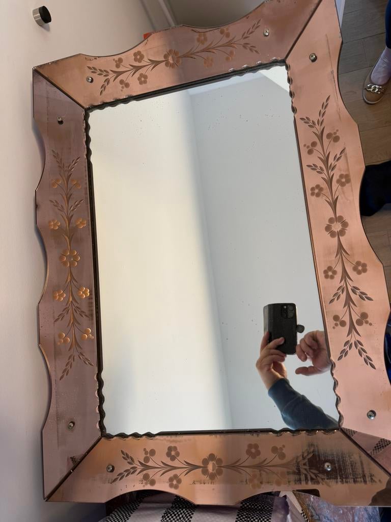 Miroir vénitien, Antiquités & Art, Antiquités | Miroirs, Enlèvement