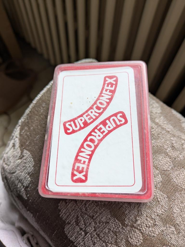Superconfex, Ophalen of Verzenden, Gebruikt, Speelkaart(en)