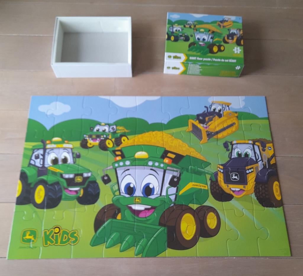 Vloerpuzzel John Deere Kids, Kinderen en Baby's, Speelgoed | Kinderpuzzels, Ophalen, 10 tot 50 stukjes, Zo goed als nieuw, 2 tot 4 jaar