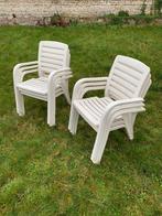 6 chaises de jardin, Enlèvement, Utilisé, Plastique, Empilable