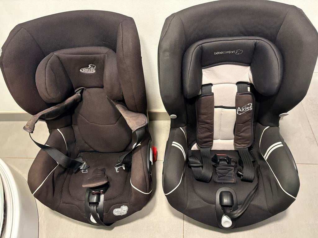 2 draaibare autostoelen Bébéconfort, Autres marques, Ceinture de sécurité, Enlèvement, Utilisé