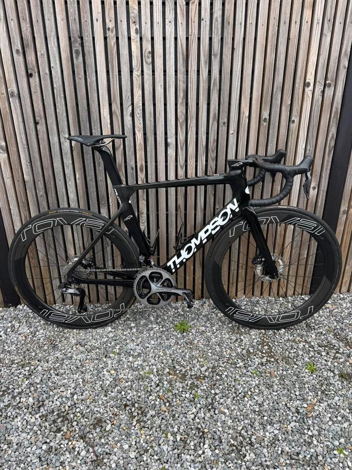 Thompson Falcon koersfiets, Vélos & Vélomoteurs, Vélos | Vélos de course, Utilisé, Carbone, 53 à 57 cm, Enlèvement