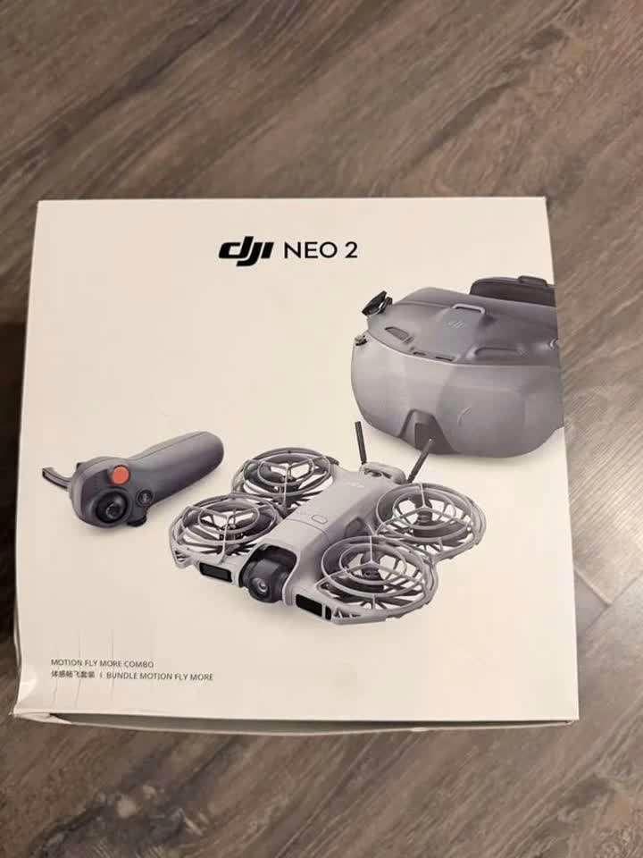 Combo Dji Neo 2 Motion Fly Plus, TV, Hi-fi & Vidéo, Drones, Comme neuf, DJI, Enlèvement ou Envoi