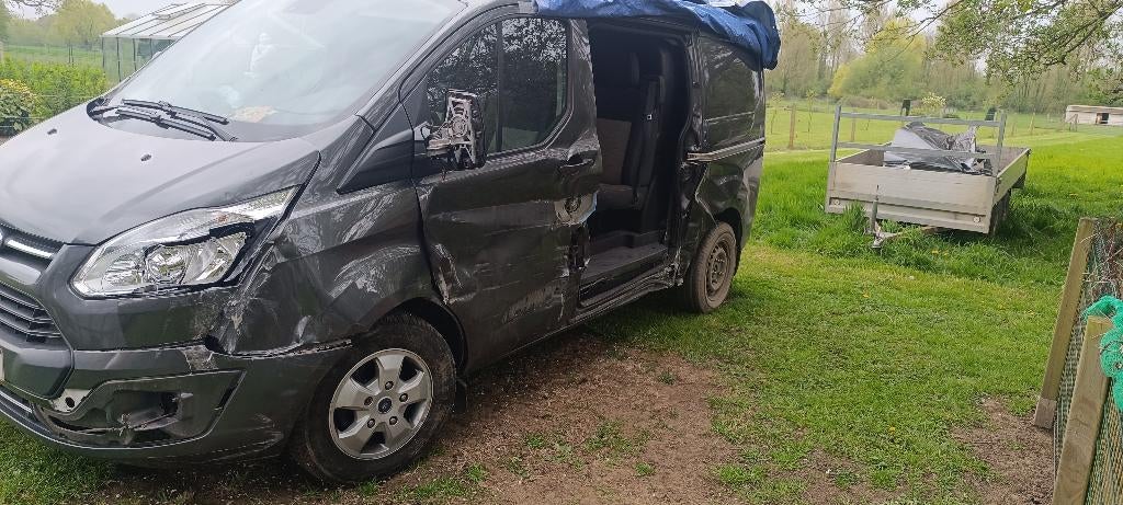 Ford Transit Custom Crash, 2700 kg, Stof, 4 cilinders, Particulier