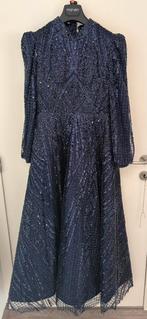 Ellya Dress donkerblauw, Ophalen, Galajurk, Blauw, Maat 42/44 (L)