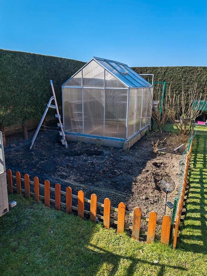 Serre de jardin polycarbonate, Tuin en Terras, Kassen, Kweekkas, Aluminium, Polycarbonaat, Ophalen