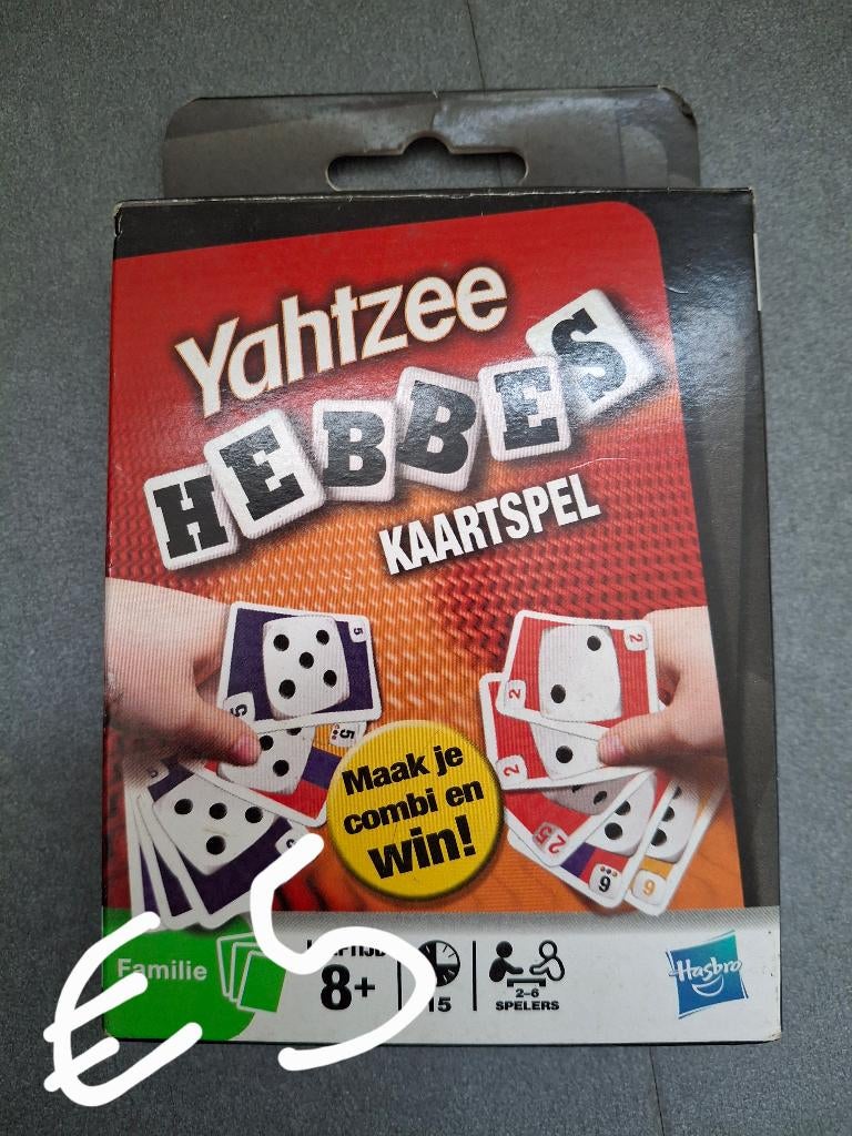 Gezelschapsspel - Yathzee hebbes kaartspel, Ophalen, Gebruikt