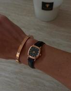 Nieuwe roségouden armband met horloge en armband, Staal, Nieuw, Ophalen of Verzenden, Goud