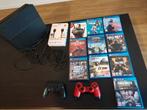 PlayStation 4 Slim 1TB + 10 games en 2 controllers, Games en Spelcomputers, Met 2 controllers, Ophalen of Verzenden, 1 TB, Slim