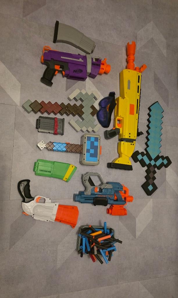 Speelgoed geweren, Verzamelen, Ophalen, Zo goed als nieuw