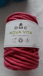 1 bol DMC Nova Vita recycled cotton, fuchsia roos, kleur 43, Hobby & Loisirs créatifs, Tricot & Crochet, Enlèvement ou Envoi, Neuf