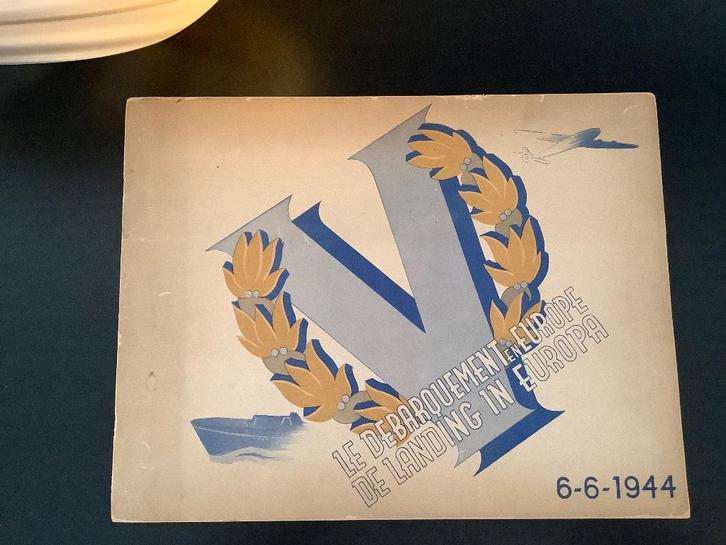 CHROMO ALBUM DE LANDING IN EUROPA 6-6-1944 (D-DAY), Collections, Objets militaires | Général, Autres, Enlèvement