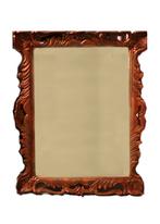 antieke spiegel, Antiquités & Art, Enlèvement, Rectangulaire, 50 à 100 cm, Moins de 100 cm