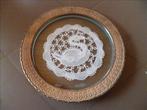 Sierbordje met kant, Antiek en Kunst, Antiek | Woonaccessoires, Ophalen of Verzenden