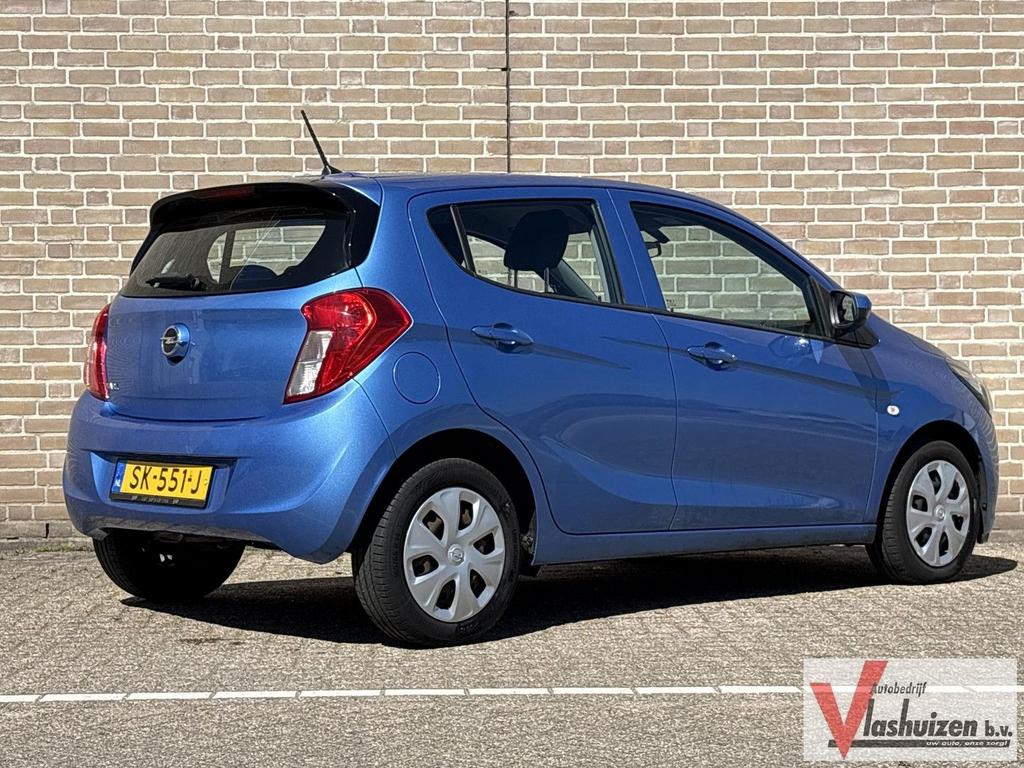Opel Karl 1.0 ecoFLEX Edition | € 3.200,- NETTO! | 5 Deurs |, Auto's, Opel, Zwart, Blauw, Bedrijf, 94 g/km