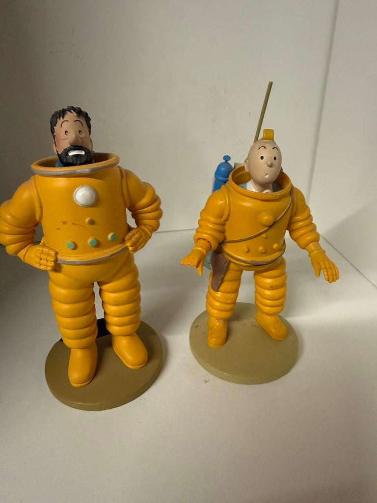 L'astronaute Moulinsart de Tintin et Haddock, Collections, Enlèvement ou Envoi, Tintin, Comme neuf, Statue ou Figurine