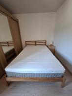 Lit et 2 tables de chevet (Déménagement/ Moving Sales), Maison & Meubles, Enlèvement, Comme neuf, Deux personnes, Moderne et Confortable