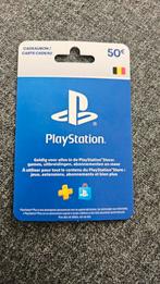 Playstation cadeaubon playstore tegoed 50 euro, Cadeaubon