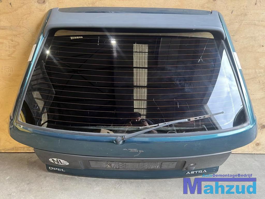opel astra F groen achterklep hatchback 1991-1998, Arrière, Opel Automobile GmbH, Porte, Opel