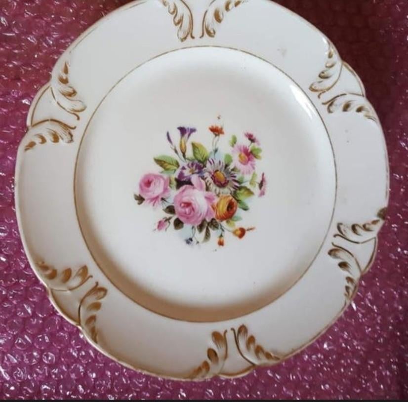 Assiette décorative en porcelaine, Enlèvement