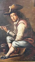 D’après David Teniers période 1850-1880  huile sur toile ., Antiquités & Art, Art | Peinture | Classique, Enlèvement ou Envoi