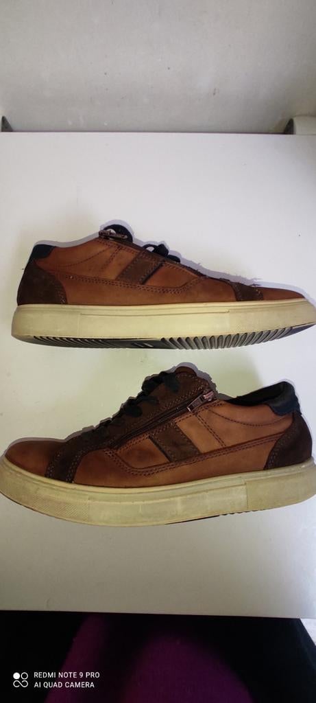 Leder Schoenen maat 41, Vêtements | Hommes, Chaussures, Enlèvement, Porté, Brun