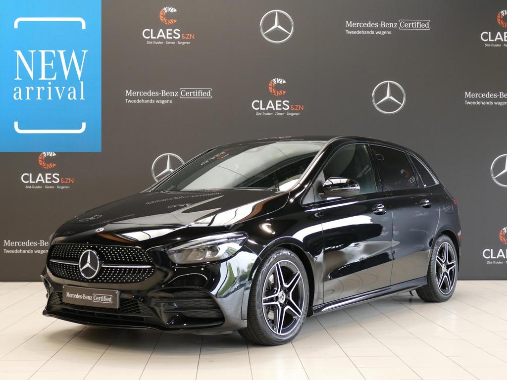 Mercedes-Benz B-Klasse 200 AMG Line DOS 8483, Auto's, Gebruikt, Zwart, Zwart, 120 kW