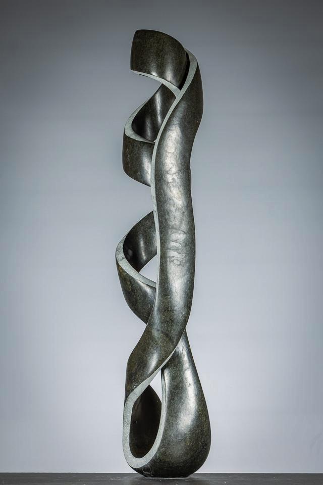 Beeld - Spiraal - Prosper C., Antiek en Kunst, Kunst | Beelden en Houtsnijwerken, Ophalen of Verzenden