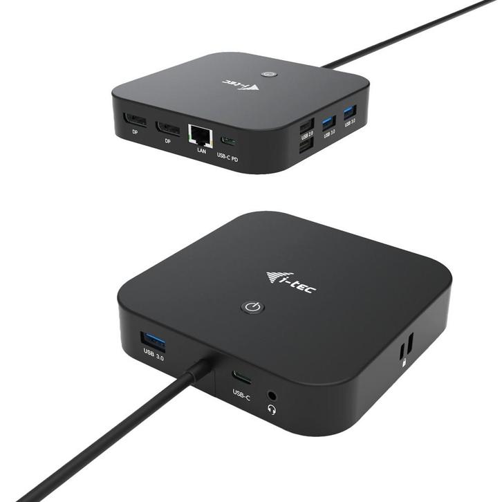 i-tec USB-C Dual Display Docking Station — C31DUALDPDOCKPD, Computers en Software, Dockingstations, Docking station, Ophalen