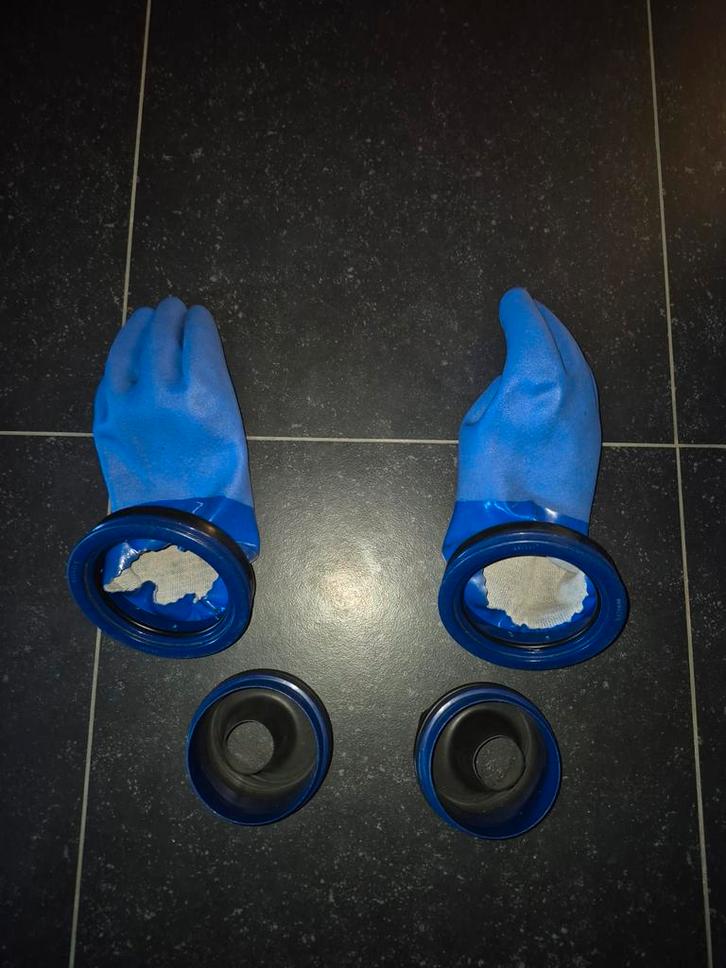Gants étanches Ring System - plongée en eau froide, Sports nautiques & Bateaux, Plongée, Utilisé, Autres types, Enlèvement