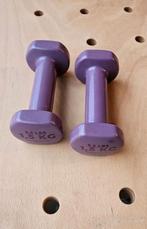 Paire d'haltères Domyos fitness 2*1,5 kg, bordeaux, Enlèvement, Utilisé, Pectoraux, Haltère