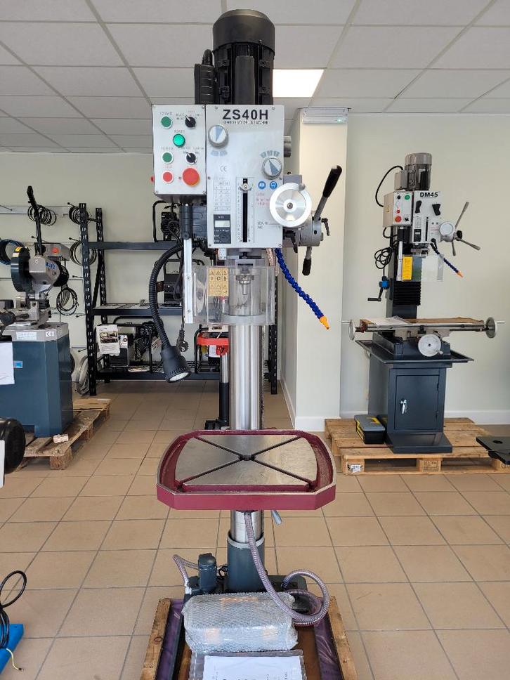 MAC-TOOL ONW-ZS40H kolomboormachine + auto voeding (380V), Doe-het-zelf en Bouw, Gereedschap | Boormachines, Nieuw, Kolomboormachine