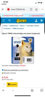 Epson Husky Black T0968, Ophalen, Nieuw, Epson