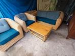 Très beau salon rotin, Ophalen, Zo goed als nieuw, Kunststof