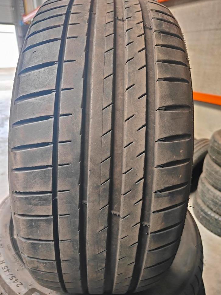245/45r18 Michelin 50€ per stuk met plaatsen 24545r18 100y, Auto-onderdelen, Besturing, Ophalen of Verzenden