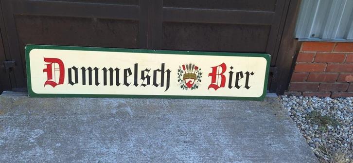 3 x kunststof Dommelsch Bier reclame bord/paneel., Verzamelen, Merken en Reclamevoorwerpen, Gebruikt, Reclamebord, Ophalen