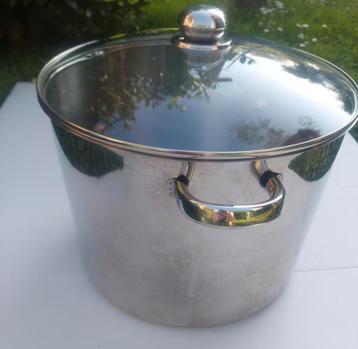 Gigantische steelpan van 20 liter! Feest, bbq, kamp! 42 cm x beschikbaar voor biedingen
