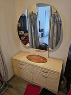 Toilettafel met spiegel Kaptafel, 100 tot 150 cm, Gebruikt, Ophalen