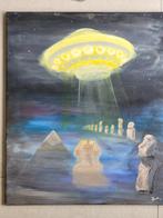 UFO Schilderij met UFO, Ophalen