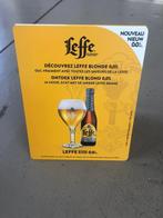 Tafel reklame bord Leffe blond 0,0%, Verzamelen, Ophalen of Verzenden, Nieuw, Reclamebord, Plaat of Schild, Leffe