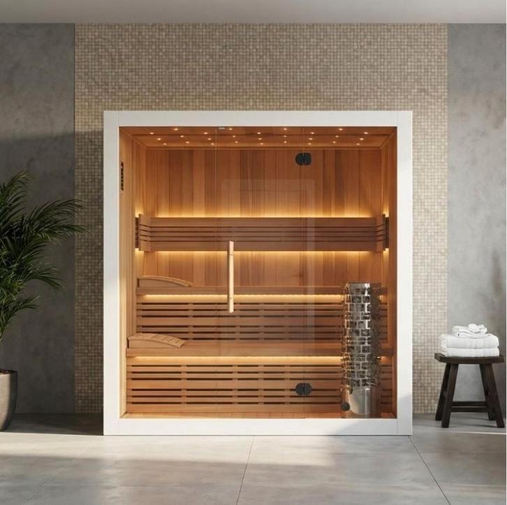 SAUNA S-Line 212 VEDA DUO, Sport en Fitness, Sauna, Nieuw, Complete sauna, Fins of Traditioneel, Ophalen of Verzenden