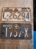 Plaque immatriculation, Collections, Marques & Objets publicitaires, Enlèvement ou Envoi