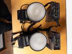 Quantum Q-Flash model T2 + accessoires + battery pack, Ophalen of Verzenden, Gebruikt, Lamp of Flitsset