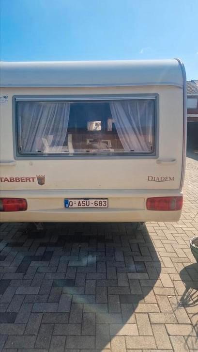 Te koop tabert diadem.. bouwjaar 2000, Caravans en Kamperen, Caravans, Particulier, tot en met 4, 1250 - 1500 kg, Rondzit, Tabbert