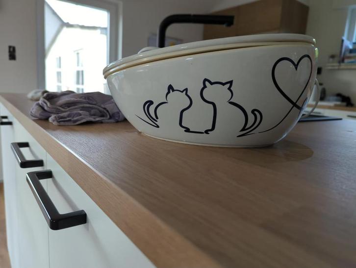 Drinkfontein kat, Dieren en Toebehoren, Kattenvoerbakken en Drinkbakken, Zo goed als nieuw, Ophalen