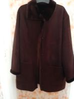 Veste dame, en nubuck avec une fine fourrure, Taille 38/40 (M), Comme neuf, Brun, Enlèvement