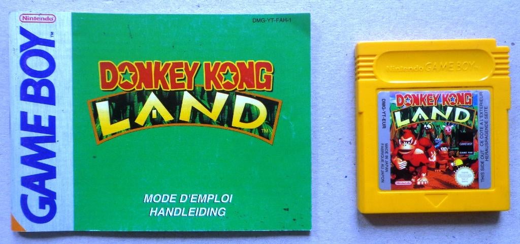 Donkey Kong Land voor de Nintendo Gameboy + boekje, Consoles de jeu & Jeux vidéo, Jeux | Nintendo Game Boy, Utilisé, Enlèvement ou Envoi
